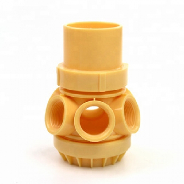 Water treatment plant water filter top mount distributor 6 laterals