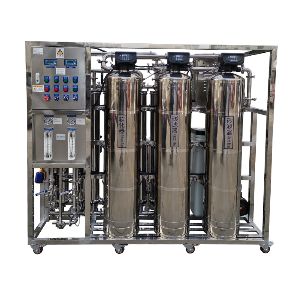 2000L/H stainless steel reverse osmosis RO water filter system with zone generator and UV Sterilizer
