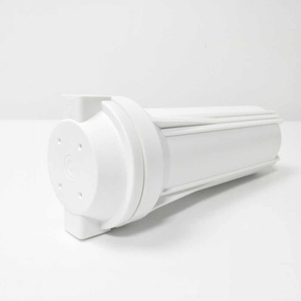 Reverse osmosis water purifier system parts food grade white color plasitc 10' inch water filter housing