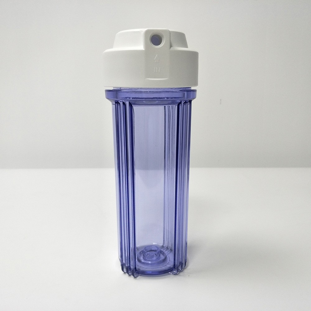 undersink ro water purifier system parts food grade transparet plasitc water filter housing 10 inch