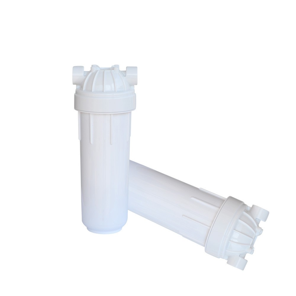 Household undersink ro water purifier system parts food grade PET body and PP cap  water filter housing 10 inch