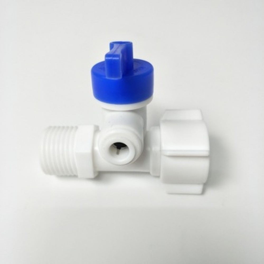 Piezas de repuesto para máquinas purificadoras de agua de ósmosis inversa 3 vías 2 en 1 válvula de filtro de agua de plástico