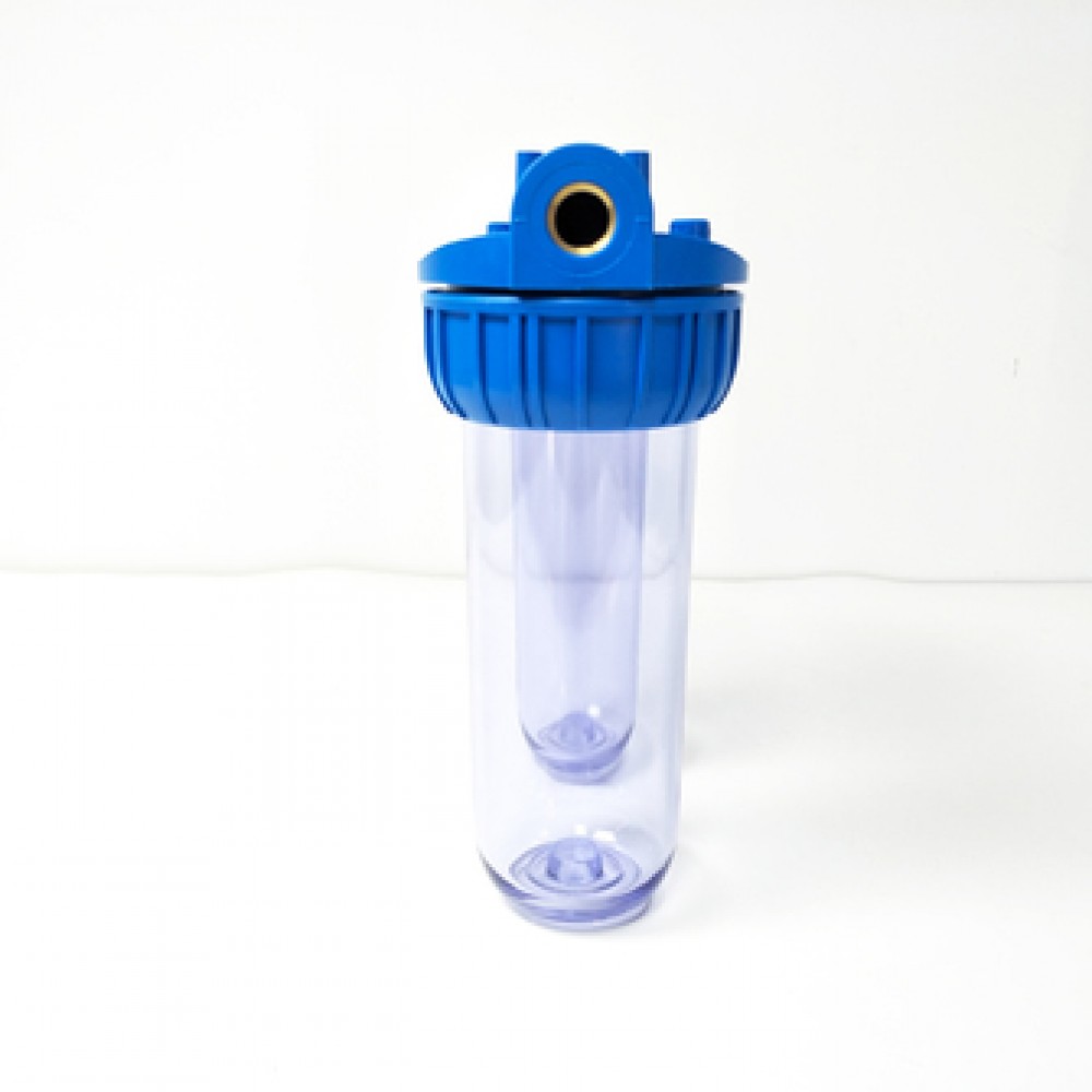 Italian type food grade plastic clear water filter housing