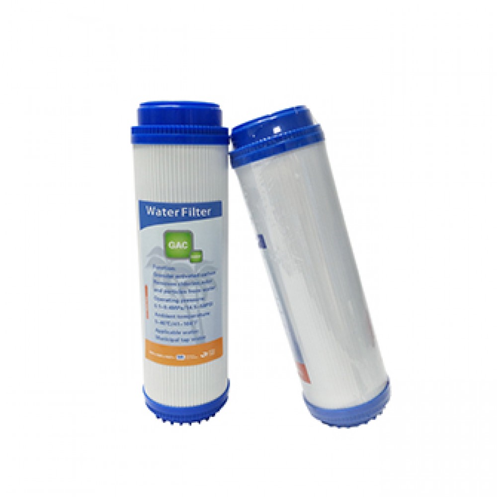 water filter spare parts 10 inch coconut GAC filter cartridge