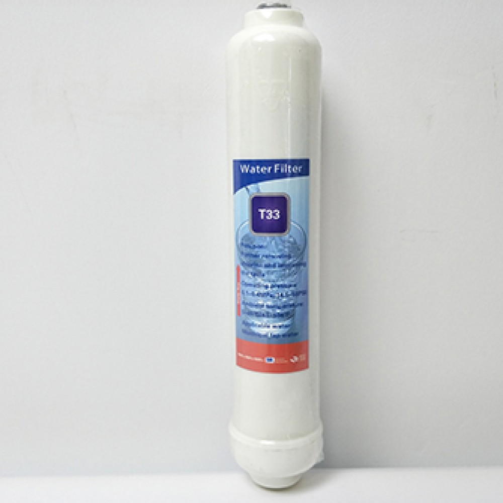 reverse osmosis water filter parts t33 post carbon filter