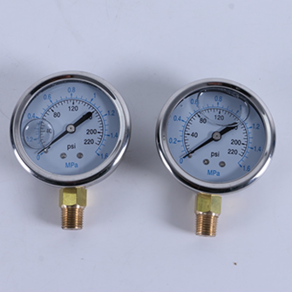 Househouse reverse osmosis water purifier parts water pressure meter water gauge