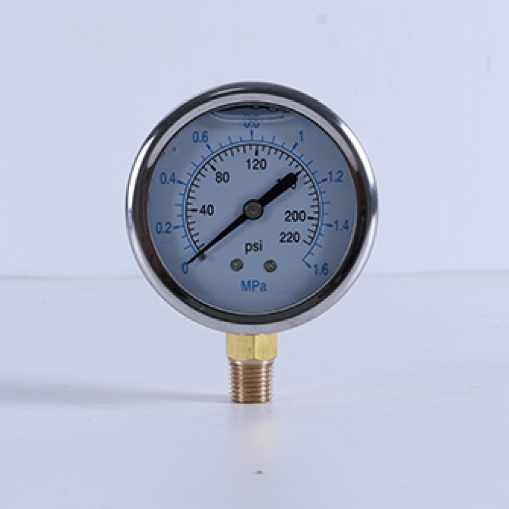 Househouse reverse osmosis water purifier parts water pressure meter water gauge