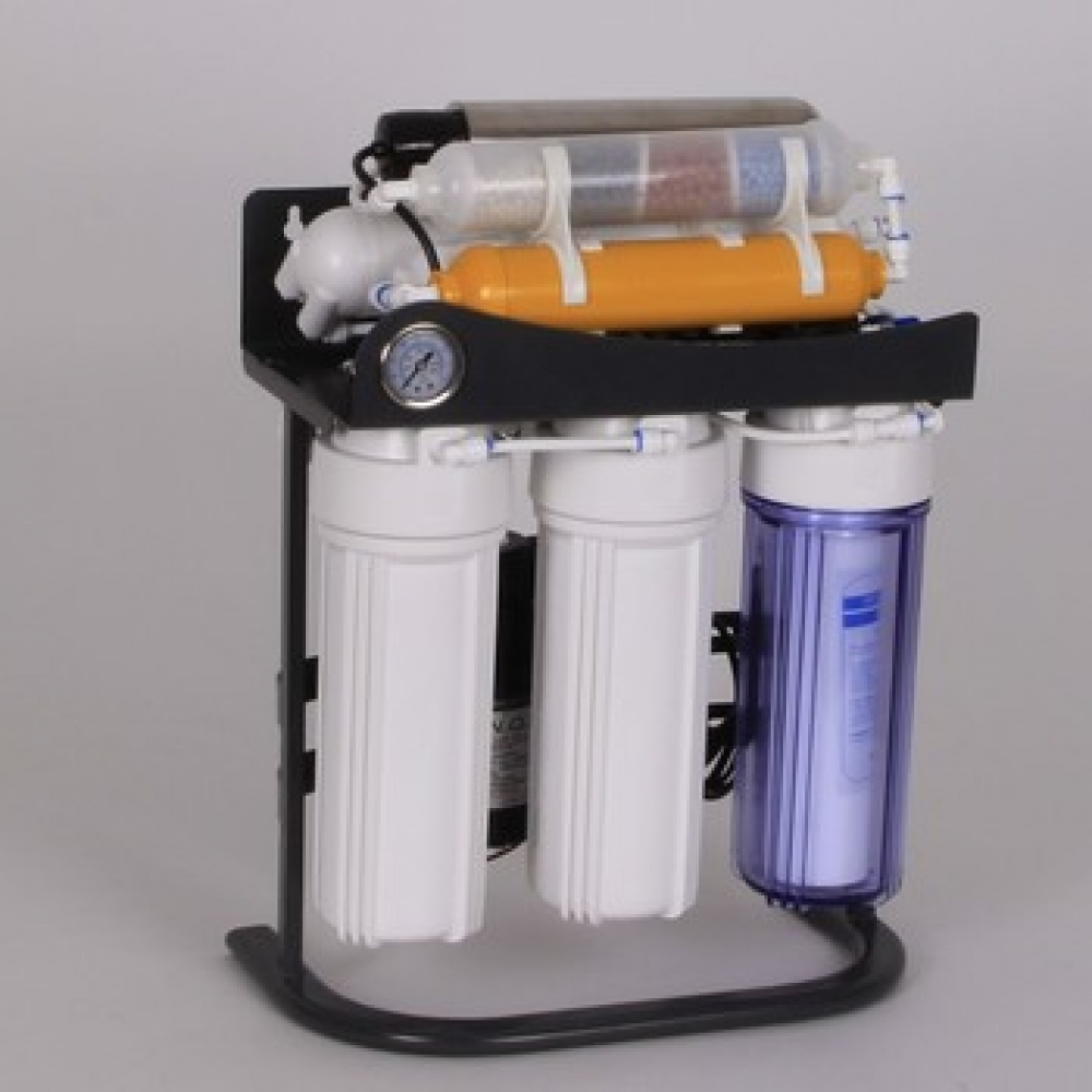 Especificación de consumo doméstico de 8 etapas de pie con sistema de purificación de agua de  calibre ro con lámpara de esterilización ultravioleta sistema de filtro de agua de ósmosis inversa