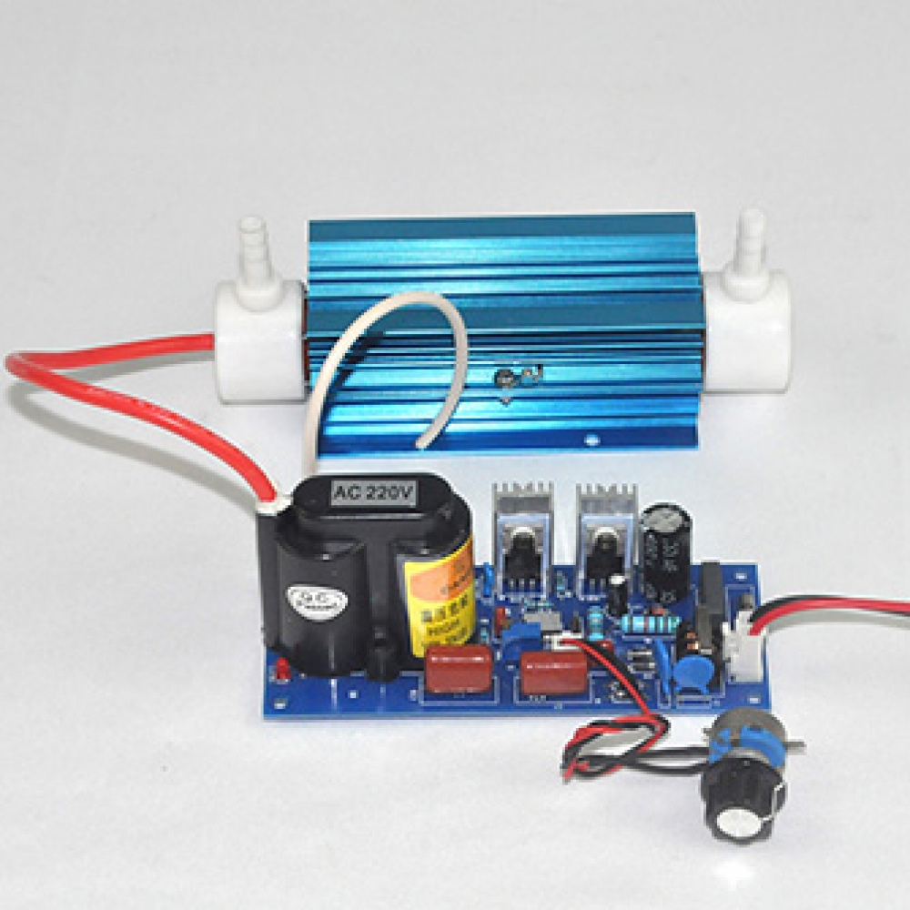 3G adjustable quartz tube ozone generator modul with power supply