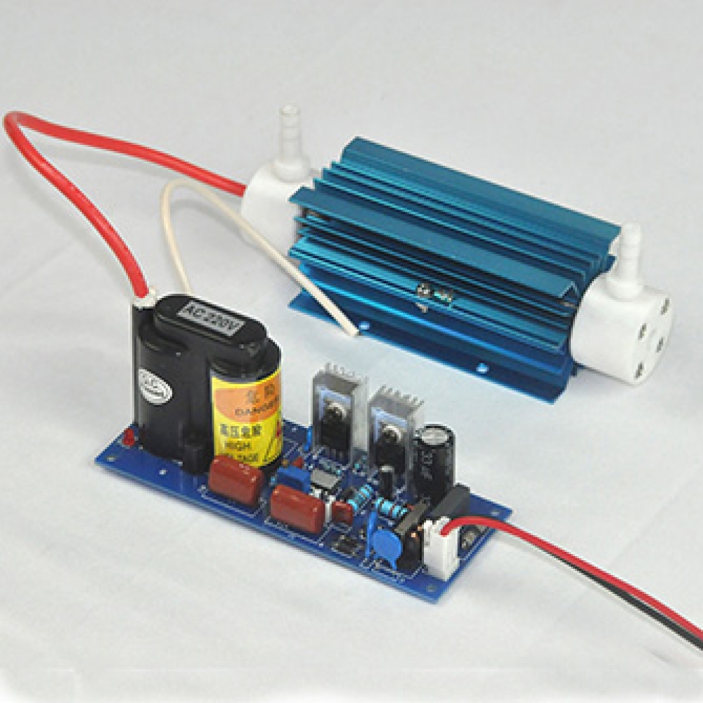 3G adjustable quartz tube ozone generator modul with power supply
