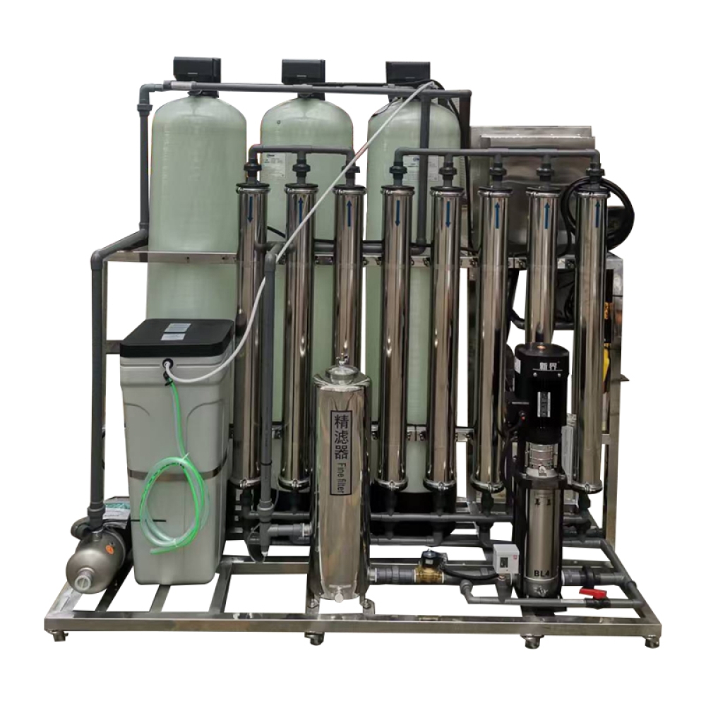 2000L/H reverse osmosis water filtration plant