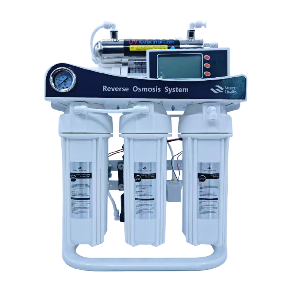 7 stage reverse osmosis water filter system with UV Sterilizer