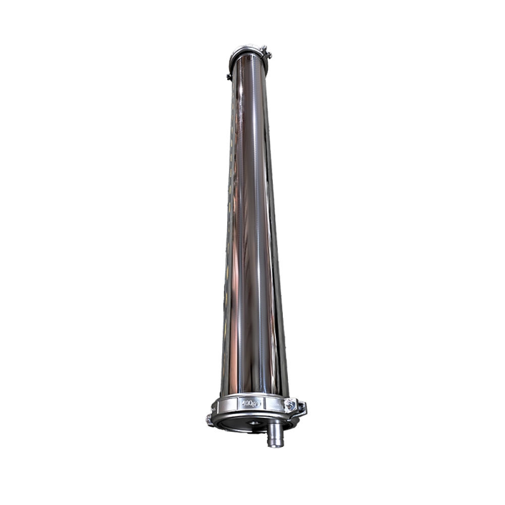 8 Inch 2 Core Stainless Steel RO Membrane Housing End Port Membrane Vessel