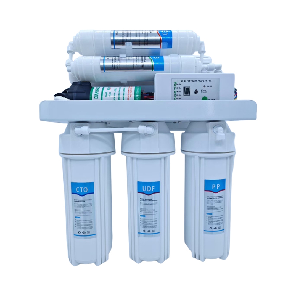 Household 5 stage reverse osmosis water filter system with TDS meter