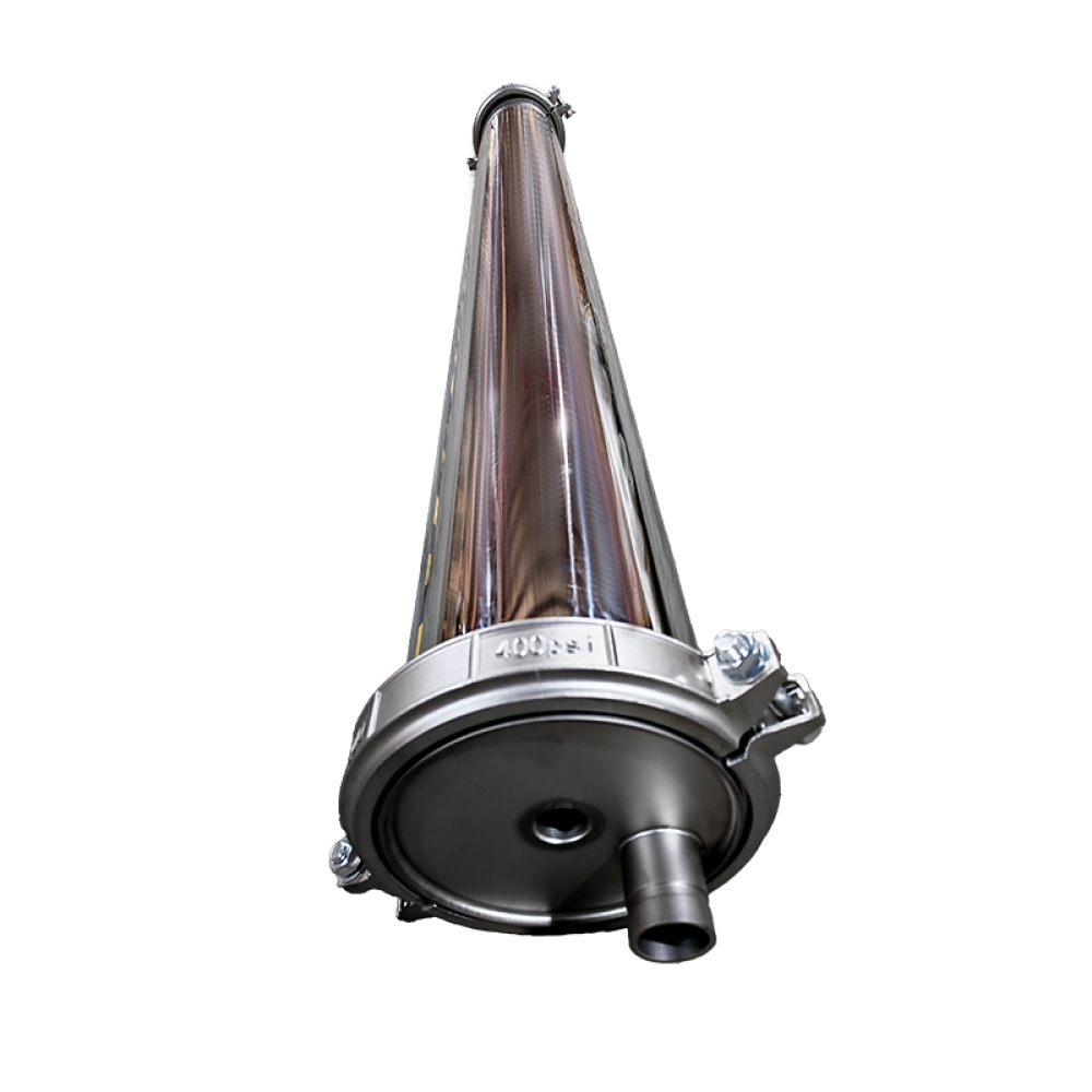 8 Inch 2 Core Stainless Steel RO Membrane Housing End Port Membrane Vessel