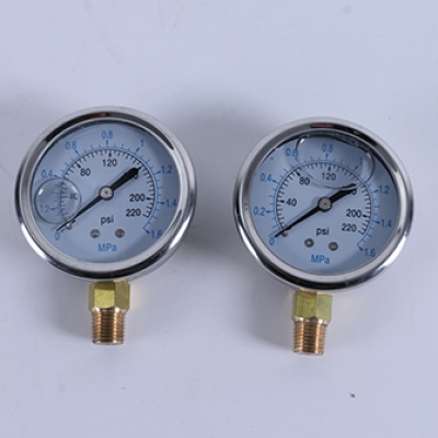 Househouse reverse osmosis water purifier parts water pressure meter water gauge