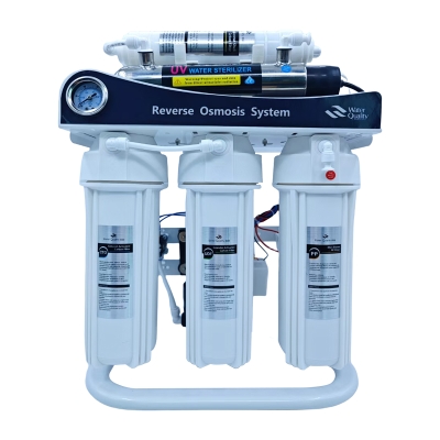 7 stage reverse osmosis household purification system with UV Sterilizer