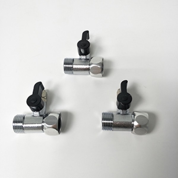 Household reverse osmosis water filter system 3 way 2in1 brass ball